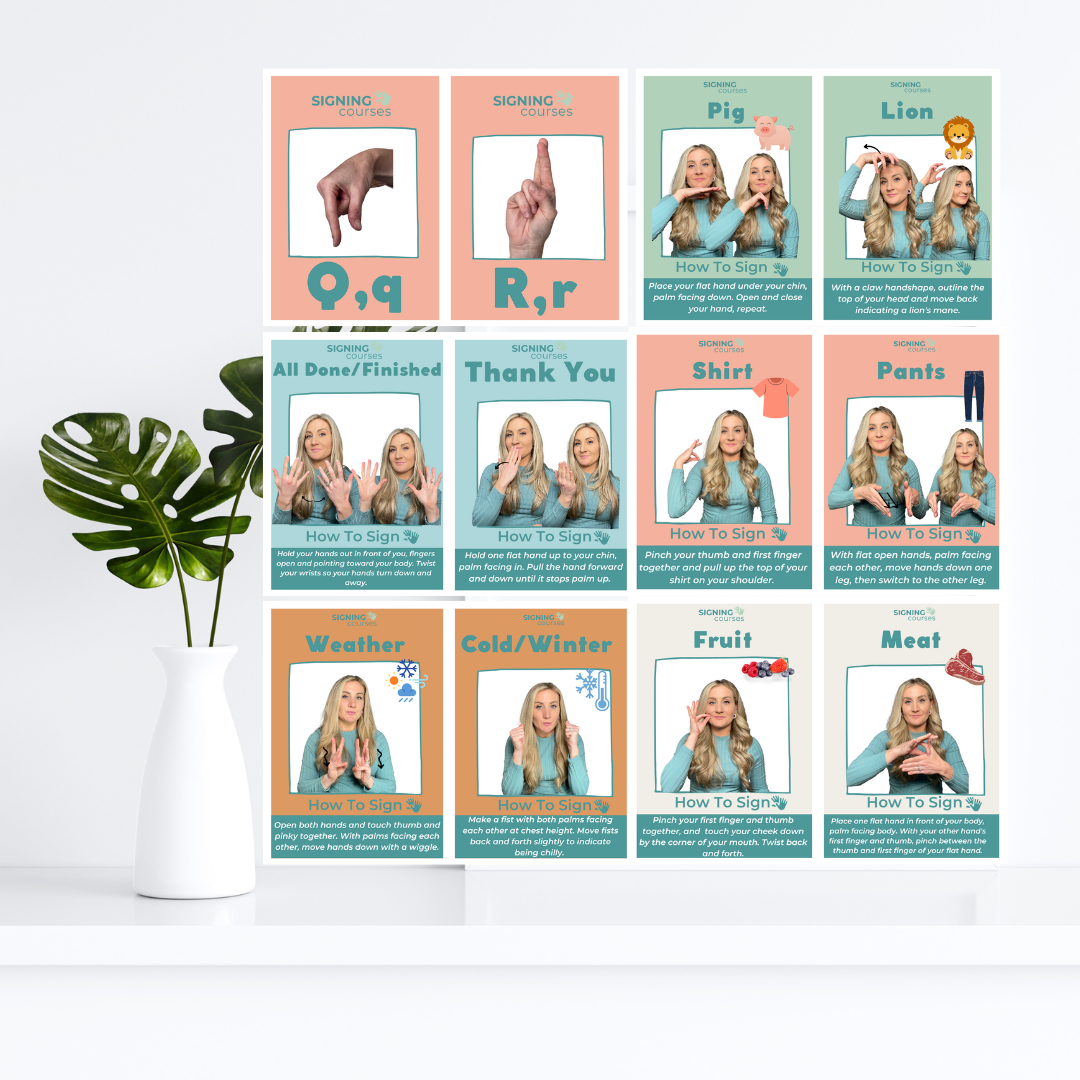 Simple Signs Curriculum Digital Download Package