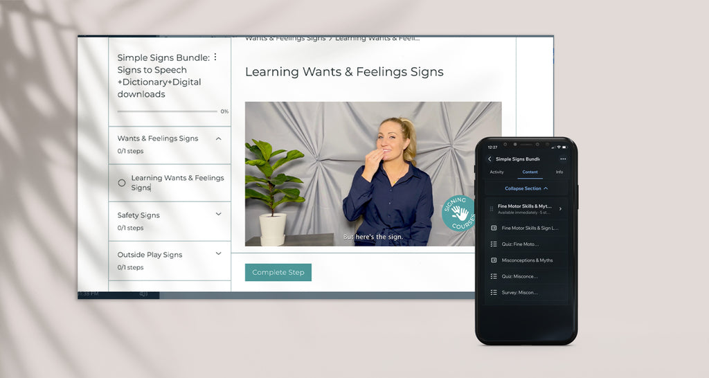 Simple Signs Curriculum Digital Download Package