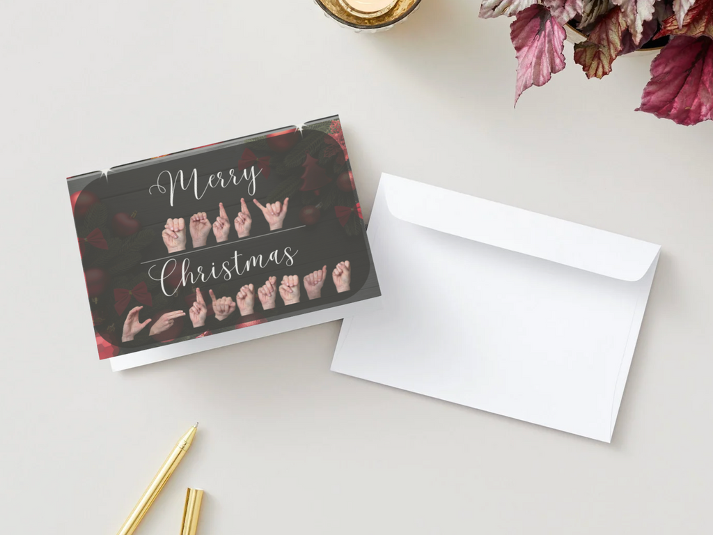 Christmas Card with ASL