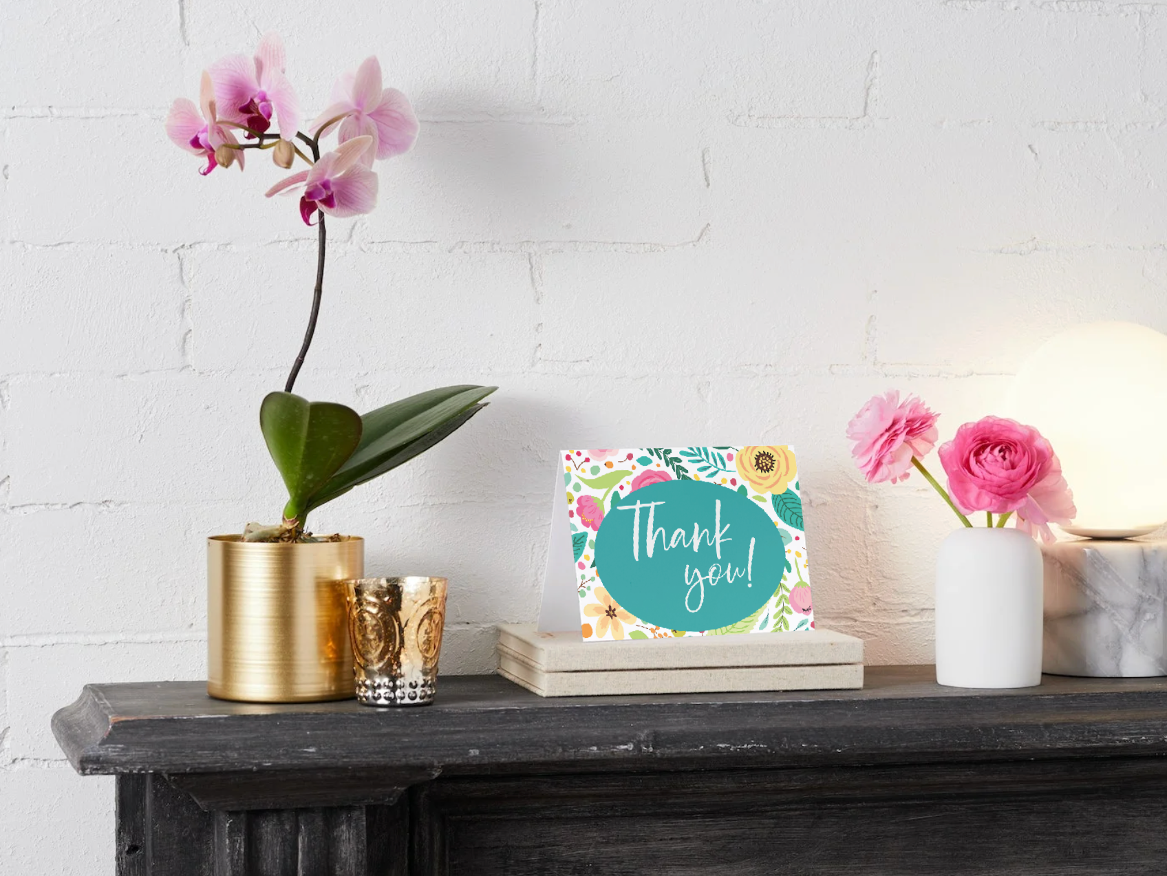 Digital Download Thank You Card with ASL