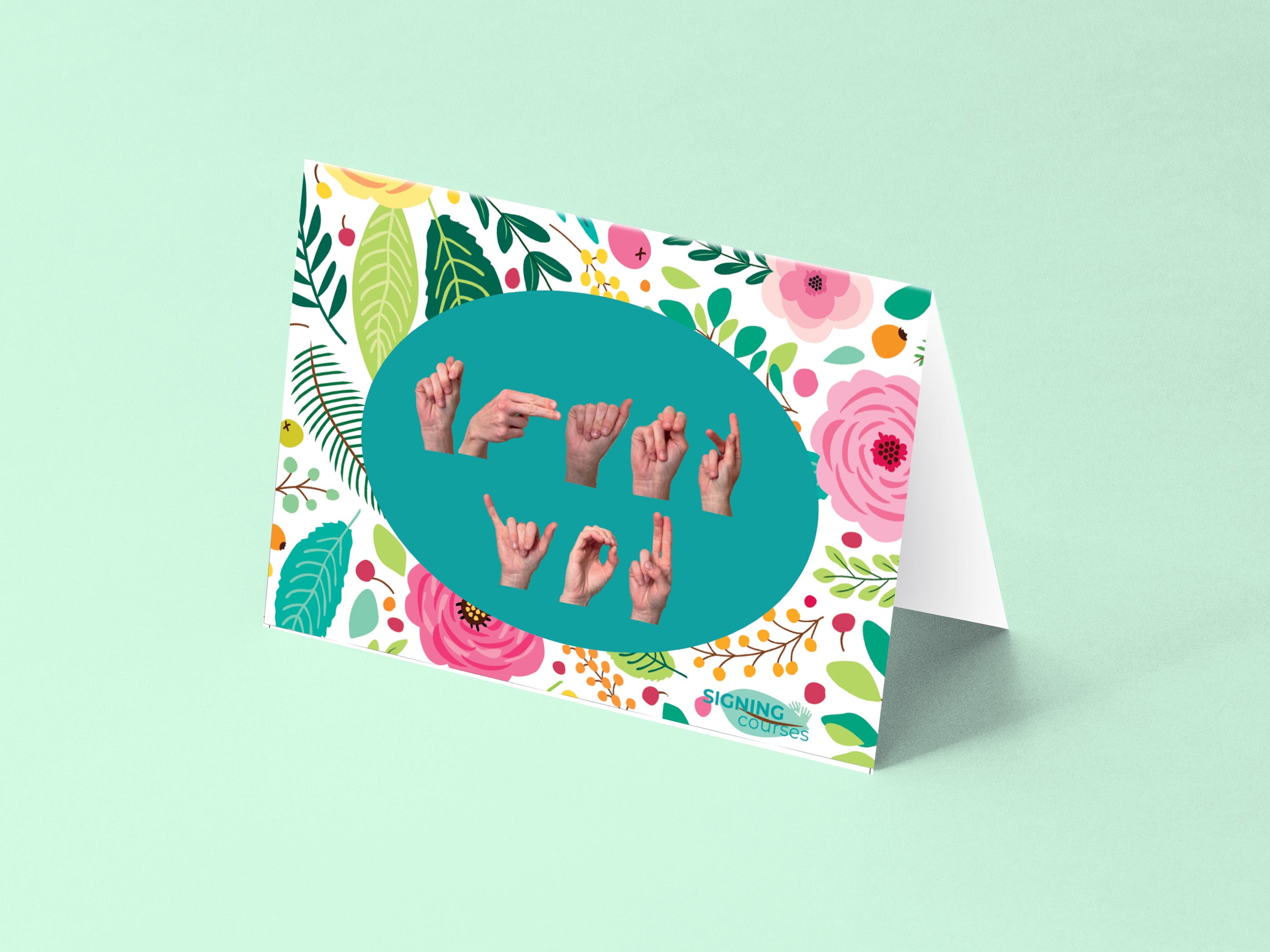 Thank You Card with ASL